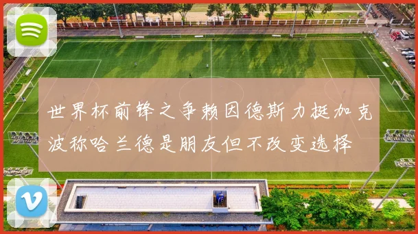 世界杯前锋之争赖因德斯力挺加克波称哈兰德是朋友但不改变选择